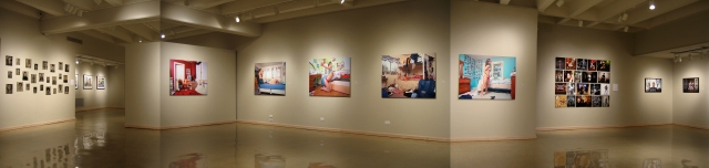 Installation view of LINE UP